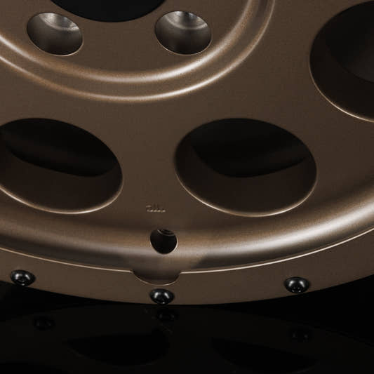 DELTA 4x4 Klassik B Sahara Bronze Alufelge 8.5x18 Zoll ET45 LK 5x118 ML71.1 – Bild 3