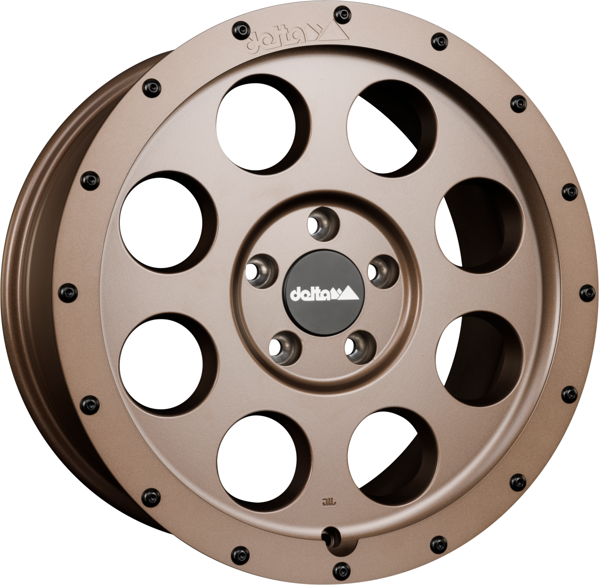 DELTA 4x4 Klassik B Sahara Bronze Alufelge 8.5x18 Zoll ET45 LK 5x130 ML78.1 – Bild 2
