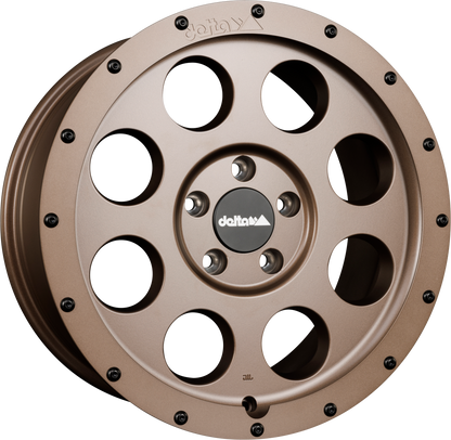 DELTA 4x4 Klassik B Sahara Bronze Alufelge 8.5x18 Zoll ET45 LK 5x130 ML78.1 – Bild 2