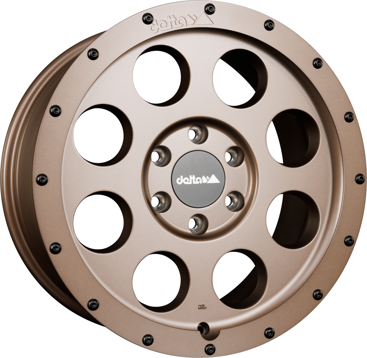 DELTA 4x4 Klassik B Sahara Bronze Alufelge 8.5x18 Zoll ET48 LK 6x139.7 ML95