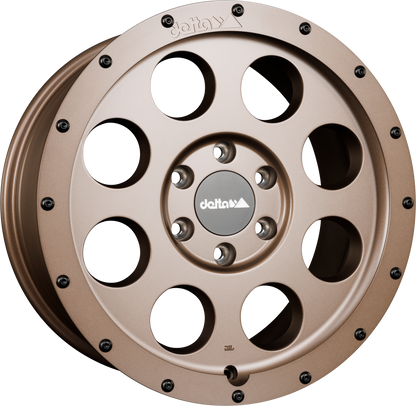 DELTA 4x4 Klassik B Sahara Bronze Alufelge 8.5x18 Zoll ET48 LK 6x139.7 ML95