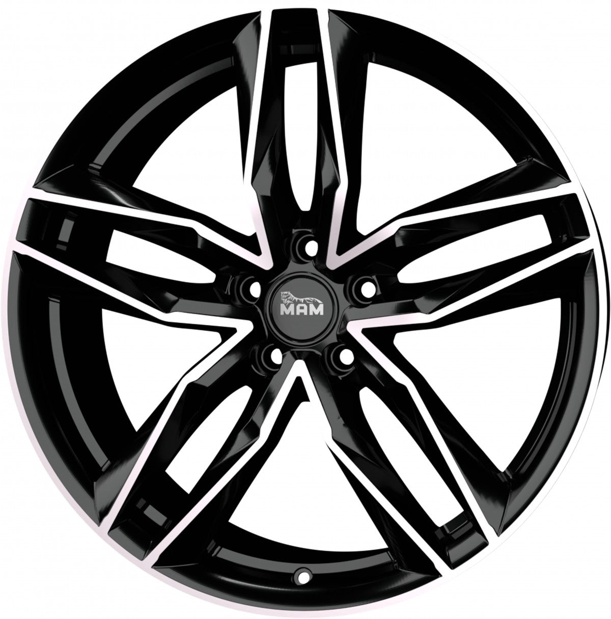 MAM RS3 black front polish 8x18 ET30 - LK5/112 ML66.6