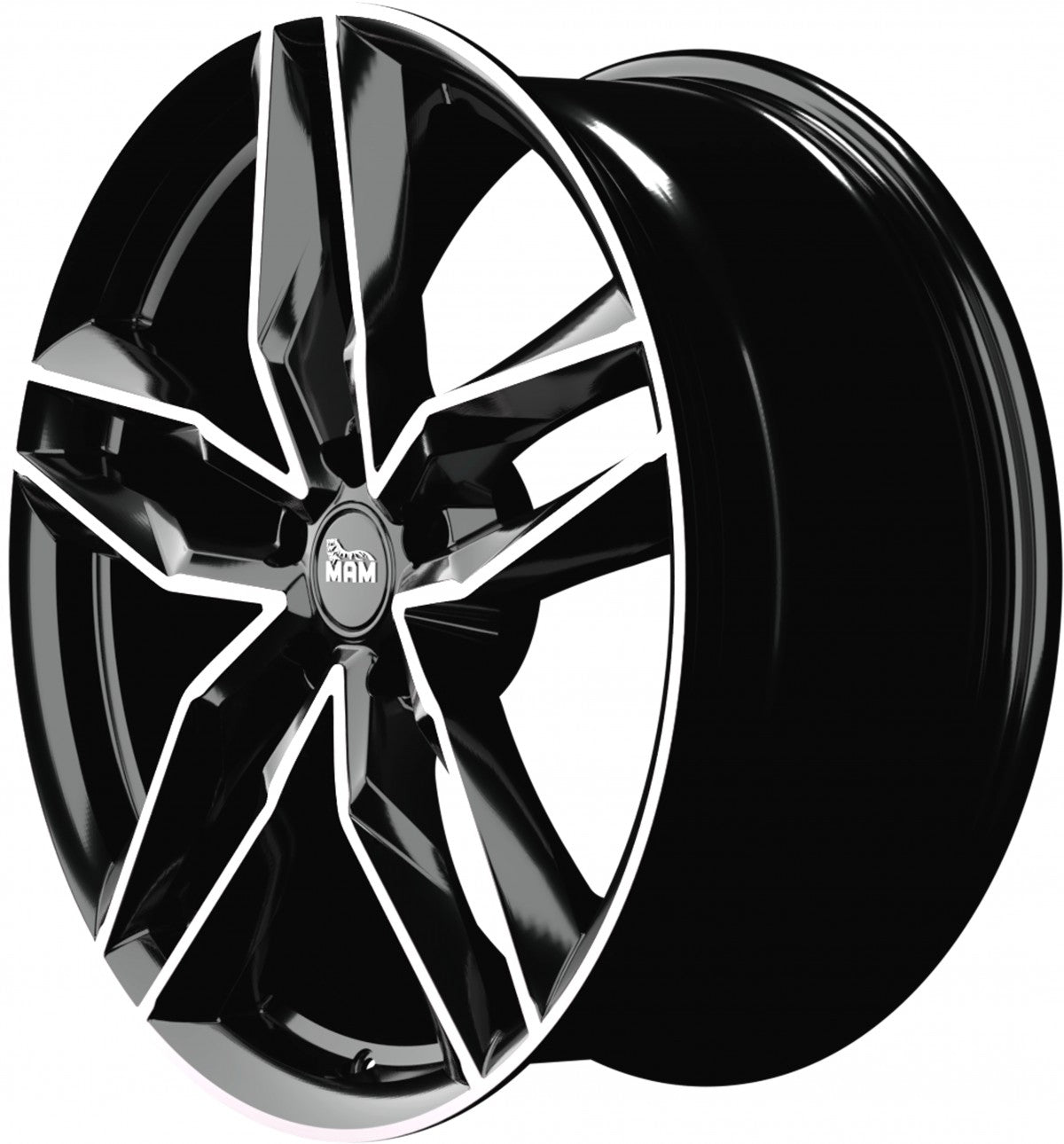 MAM RS3 black front polish 8x18 ET30 - LK5/112 ML66.6