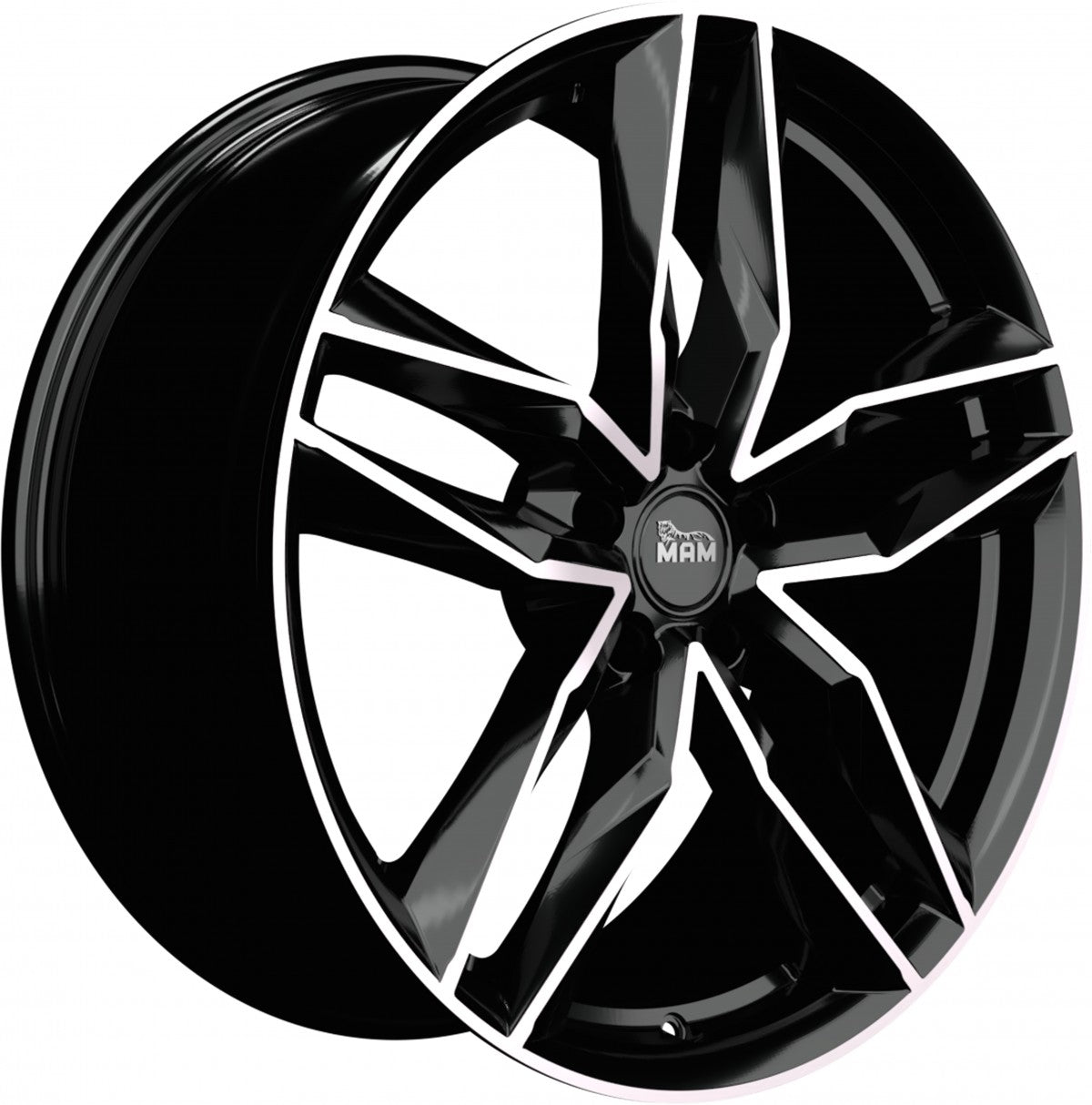 MAM RS3 black front polish 8x18 ET45 - LK5/112 ML66.6