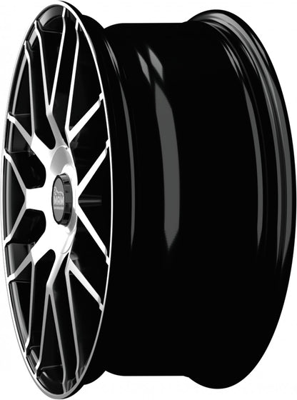 MAM GT1 black front polish 8.5x19 ET30 - LK5/100 ML66.6