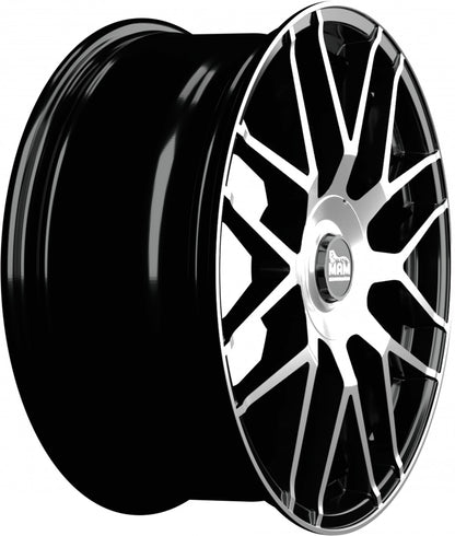 MAM GT1 black front polish 8.5x19 ET45 - LK5/100 ML66.6