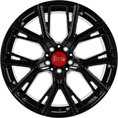MAM B4 black painted 8.5x19 ET40 - LK5/120 ML72.6