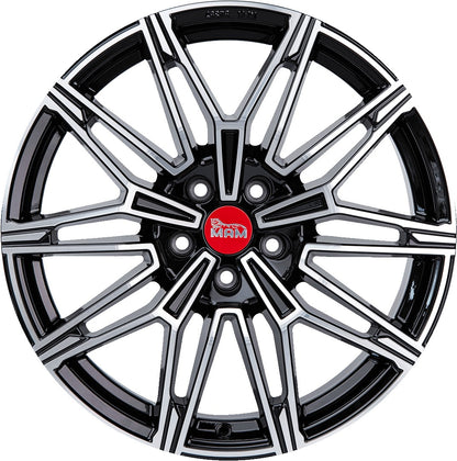 MAM B3 black front polish 8.5x19 ET20 - LK5/120 ML72.6