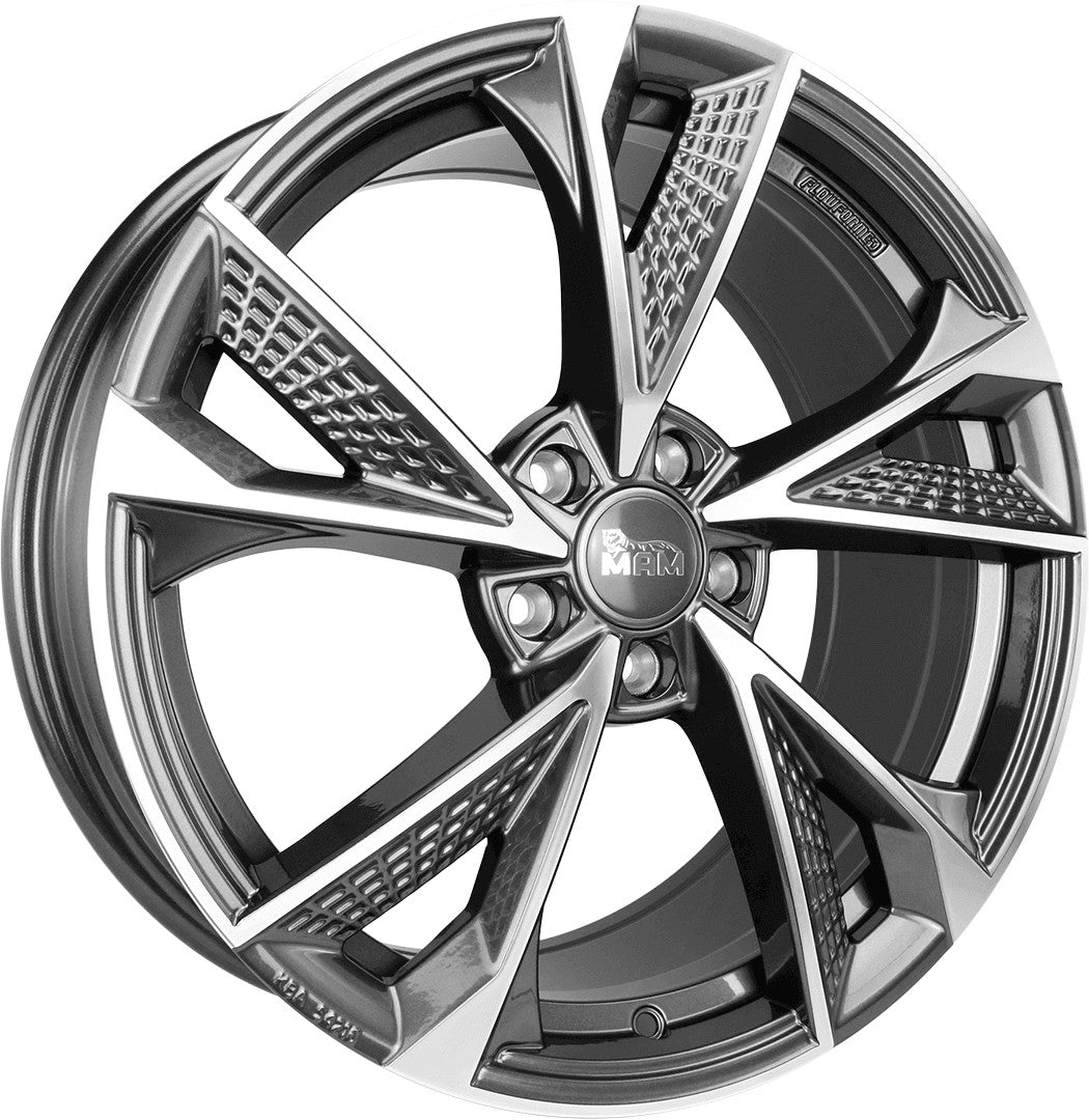 MAM RS6 paladium front polish 8.5x19 ET30 - LK5/112 ML72.6