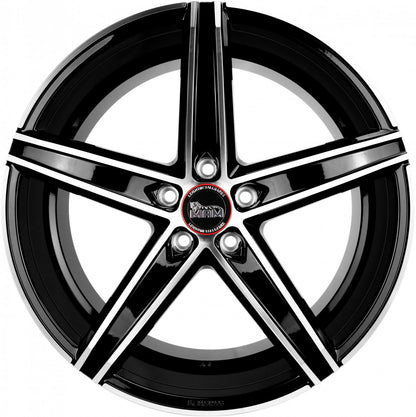 MAM OX-18 black front polish 8.5x19 ET45 - LK5/108 ML72.6