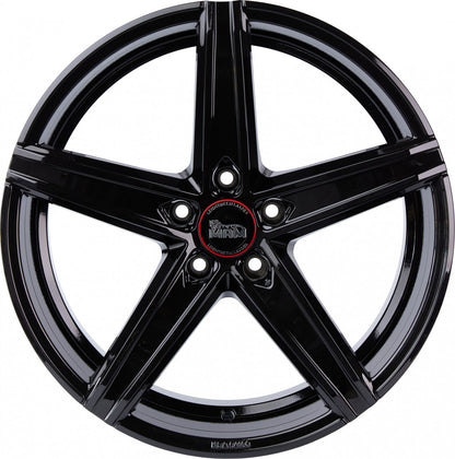 MAM OX-18 black painted 8.5x19 ET45 - LK5/108 ML72.6