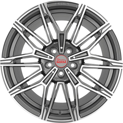 MAM B3 palladium front polish 8.5x19 ET45 - LK5/112 ML66.65