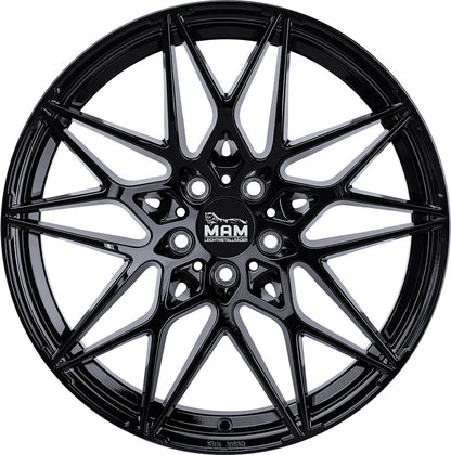 MAM B2N black painted 8.5x19 ET30 - LK5/112 ML72.6