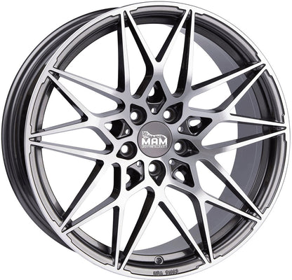 MAM B2N palladium front polish 8.5x19 ET30 - LK5/112 ML72.6