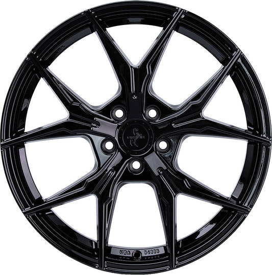 Keskin KT19N Angel black painted Alufelge 8.5x19 Zoll ET30 LK 5x112 ML72.6