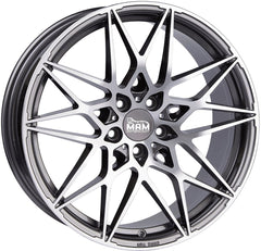 MAM B2N palladium front polish Alufelge 8.5x19 Zoll ET45 LK 5x112 ML72.6