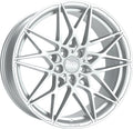 MAM B2N silver painted Alufelge 8.5x19 Zoll ET35 LK 5x120 ML72.6