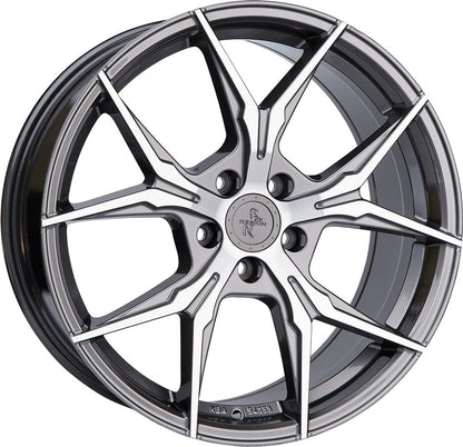 Keskin KT19N Angel palladium front polish 8.5x19 ET30 - LK5/112 ML72.6