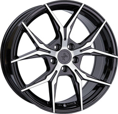 Keskin KT19N Angel black front polish Alufelge 8.5x19 Zoll ET45 LK 5x112 ML72.6