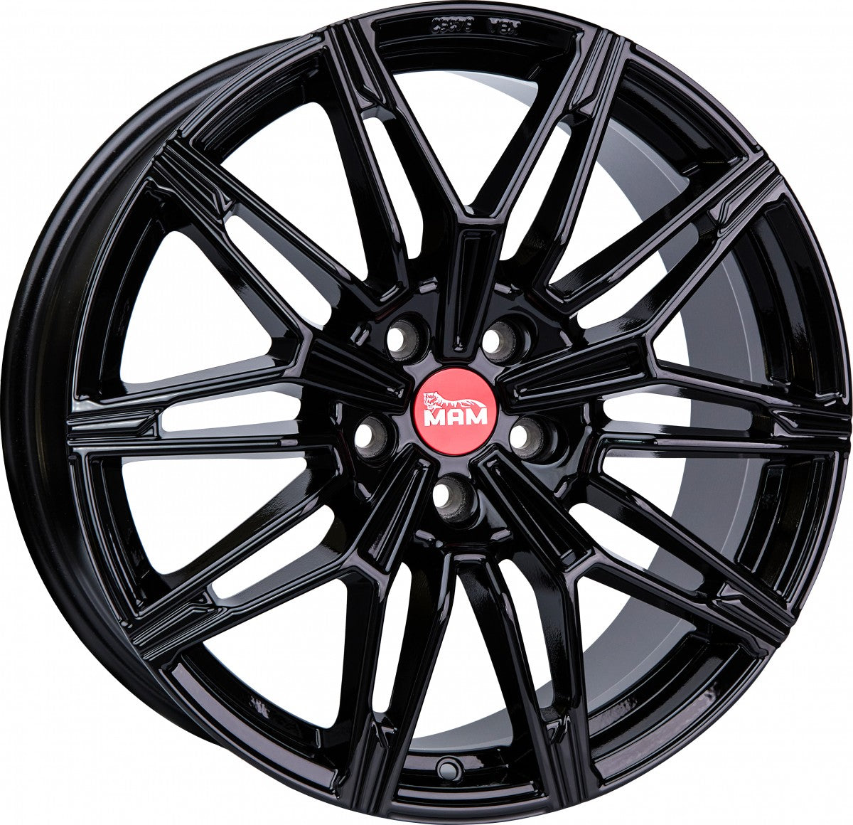 MAM B3N black painted 8.5x19 ET35 - LK5/120 ML72.6