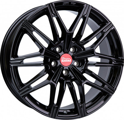 MAM B3N black painted 8.5x19 ET35 - LK5/120 ML72.6