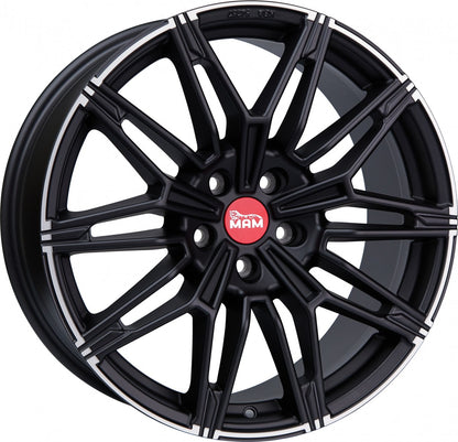 MAM B3N matt black lip polish 8.5x19 ET45 - LK5/112 ML66.65