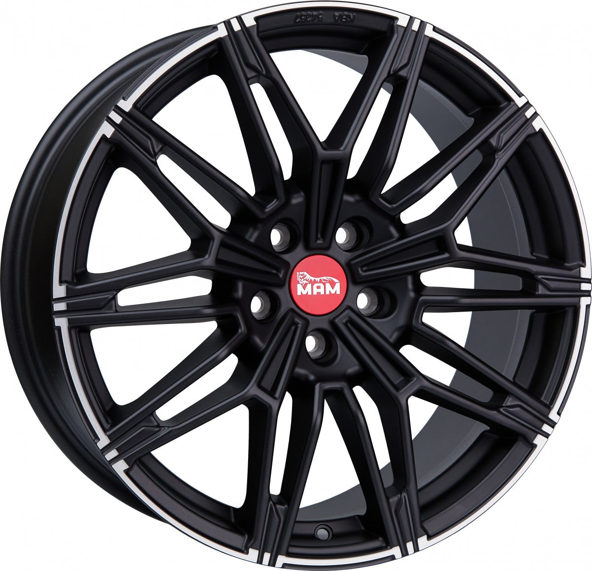 MAM B3N matt black lip polish 8.5x19 ET35 - LK5/120 ML72.6