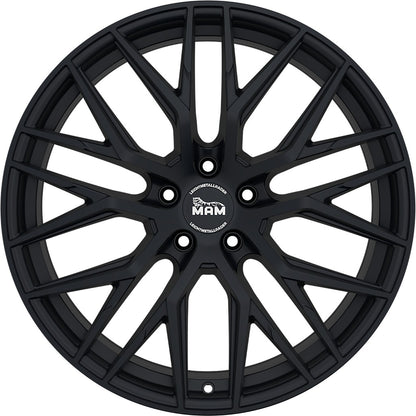 MAM RS4 matt black painted 8.5x19 ET40 - LK5/114.3 ML72.6