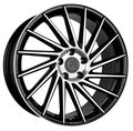 Keskin KT17 Hurricane black front polish Alufelge 9.5x21 Zoll ET38 LK 5x120 ML74.1