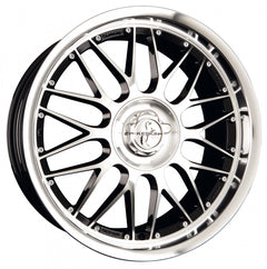 Keskin KT4 New Racer black front polish Alufelge 8.5x18 Zoll ET13 LK 5x112 ML76.9