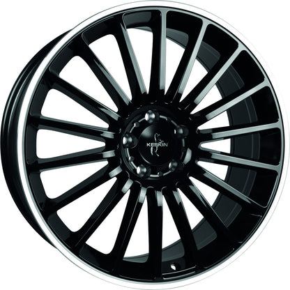Keskin KT15 Speed black lip polish Alufelge 8x18 Zoll ET45 LK 5x112 ML66.6