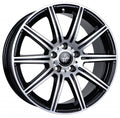 Keskin KT16 Dynamic black front polish Alufelge 8x18 Zoll ET30 LK 5x112 ML66.6