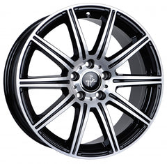 Keskin KT16 Dynamic black front polish Alufelge 8x18 Zoll ET30 LK 5x112 ML66.6