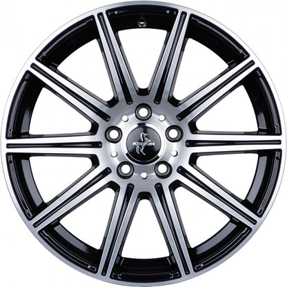 Keskin KT16 Dynamic black front polish 8x18 ET30 - LK5/112 ML66.6