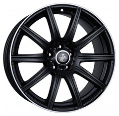 Keskin KT16 Dynamic matt black lip polish Alufelge 8x18 Zoll ET45 LK 5x112 ML66.6