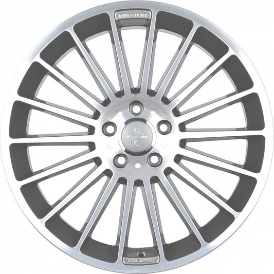 Keskin KT15 Speed palladium front polish Alufelge 7x17 Zoll ET38 LK 5x112 ML66.6