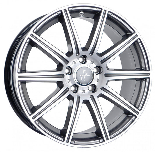 Keskin KT16 Dynamic palladium front polish 8x18 ET45 - LK5/112 ML66.6