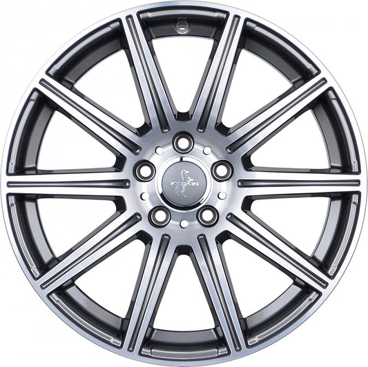 Keskin KT16 Dynamic palladium front polish 8x18 ET45 - LK5/112 ML66.6