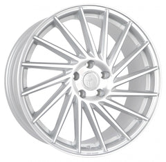 Keskin KT17 Hurricane silver front polish Alufelge 8x18 Zoll ET30 LK 5x112 ML72.6