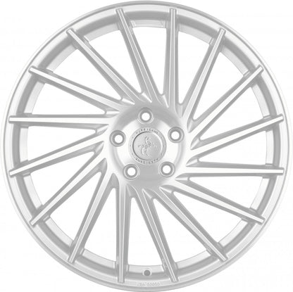 Keskin KT17 Hurricane silver front polish 8x18 ET30 - LK5/112 ML72.6