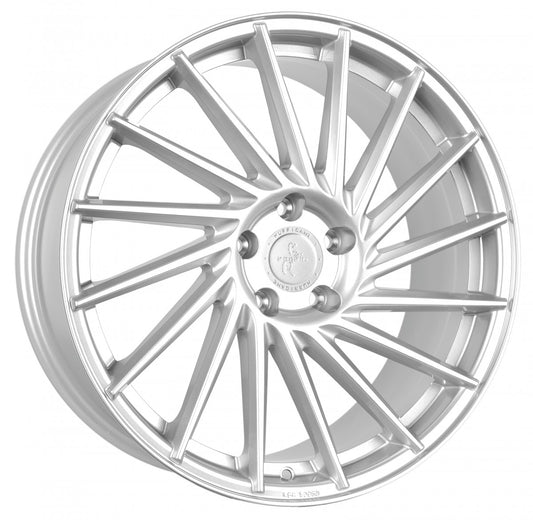 Keskin KT17 Hurricane silver painted 8.5x19 ET45 - LK5/108 ML72.6