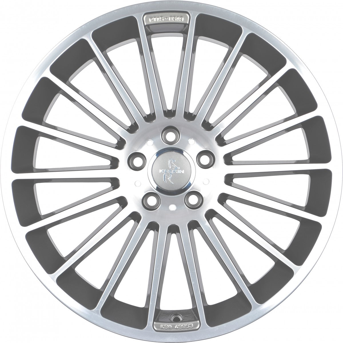 Keskin KT15 Speed palladium front polish 8x18 ET30 - LK5/112 ML66.6