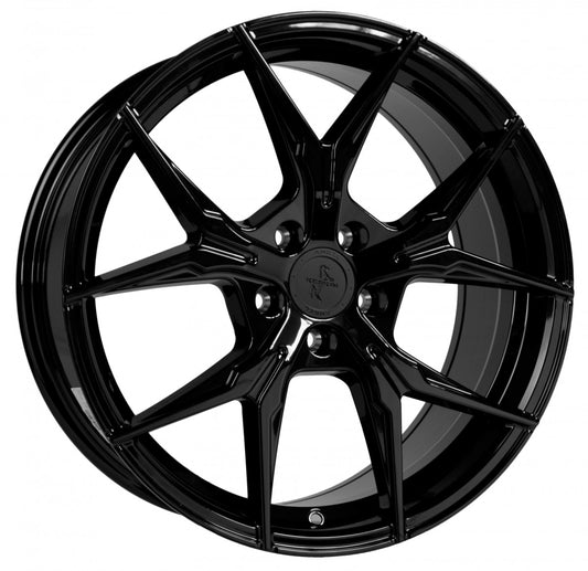 Keskin KT19 Angel black painted 8.5x19 ET40 - LK5/114.3 ML72.6