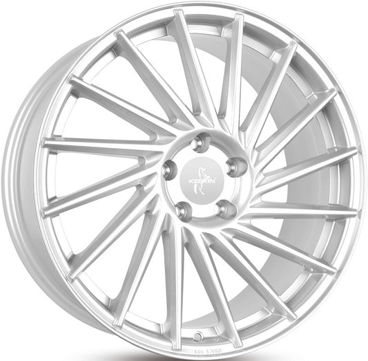 Keskin KT17 Hurricane crystal silver 10x22 ET20 - LK5/112 ML66.6