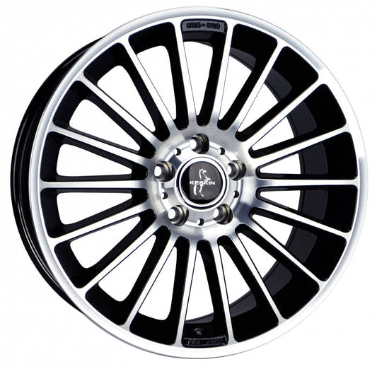 Keskin KT15 Speed black front polish 8x18 ET30 - LK5/112 ML66.6
