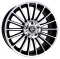 Keskin KT15 Speed black front polish 8x18 ET30 - LK5/112 ML66.6