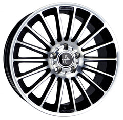Keskin KT15 Speed black front polish Alufelge 8x18 Zoll ET30 LK 5x112 ML66.6