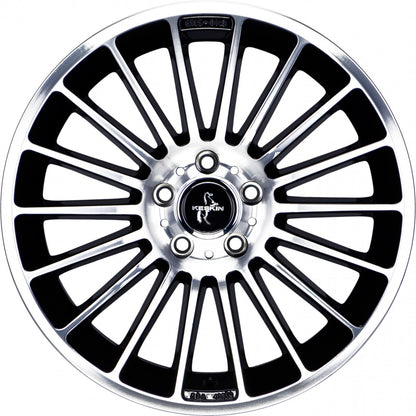 Keskin KT15 Speed black front polish 8x18 ET30 - LK5/112 ML66.6