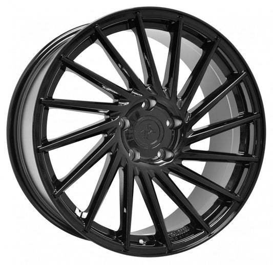 Keskin KT17 Hurricane black painted 8x18 ET30 - LK5/112 ML72.6