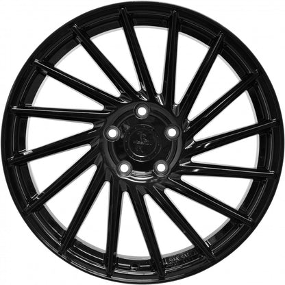 Keskin KT17 Hurricane black painted 8x18 ET30 - LK5/112 ML72.6